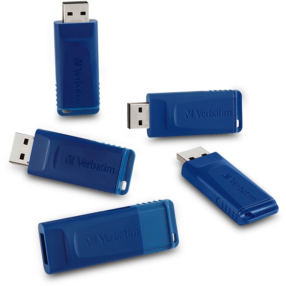 Verbatim 8GB USB Flash Drive, Pack of 5 MPN:99121