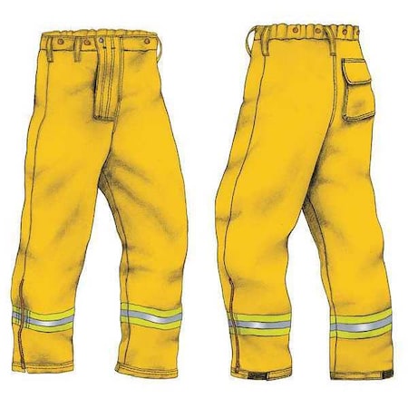 Wildland Trouser, Nomex, Yellow, L MPN:TWLD-D29-000-41-YYY - L