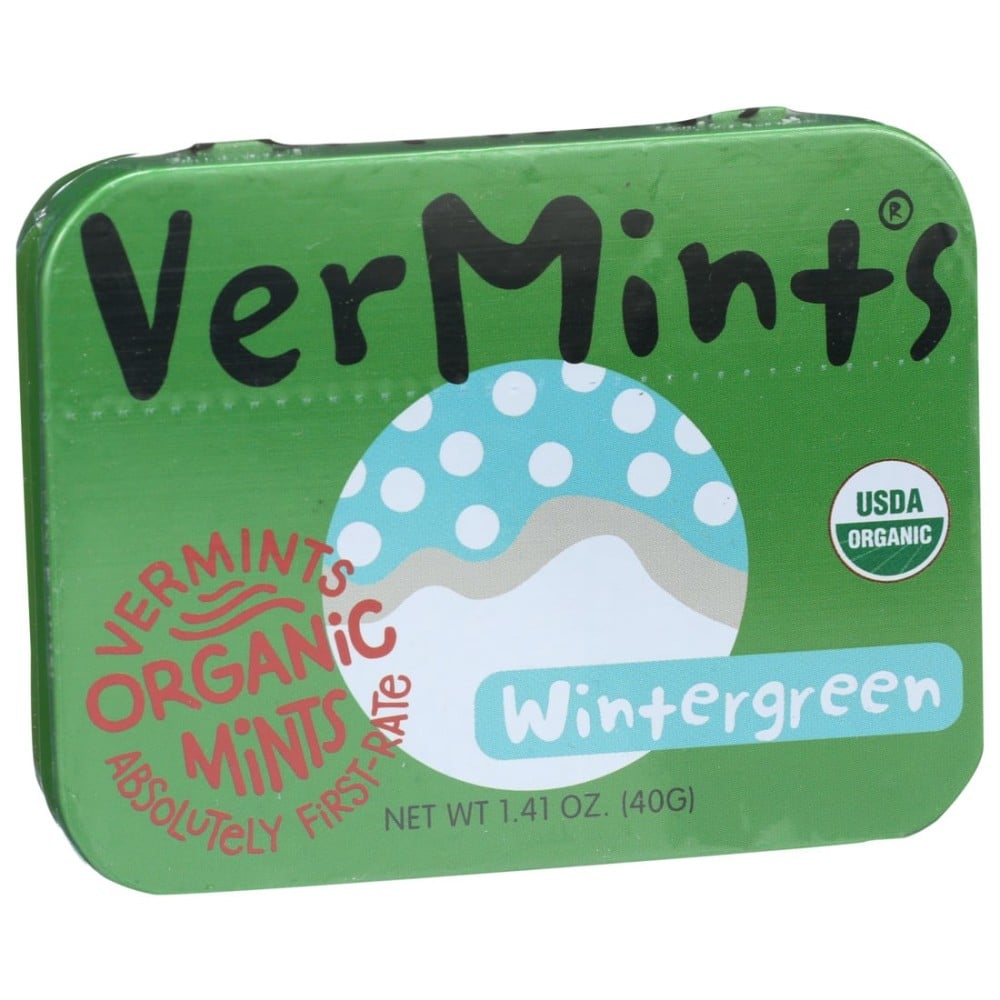 VerMints Organic Breath Mints, Wintermint, 1.41 Oz, Total Qty 6 MPN:213