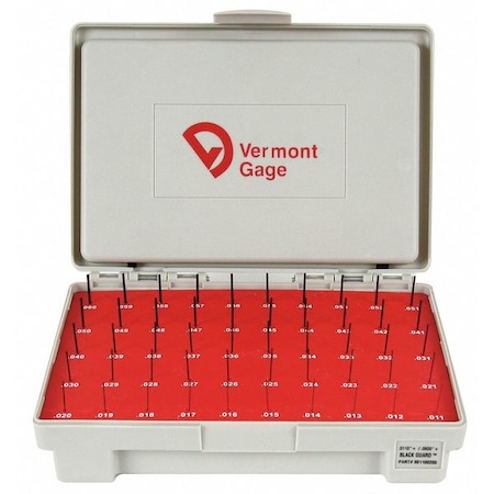Black Ox-Coated Pin Gauge Set, Dim Type MPN:901100200