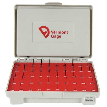 Black Ox-Coated Pin Gauge Set, Dim Type MPN:901200200