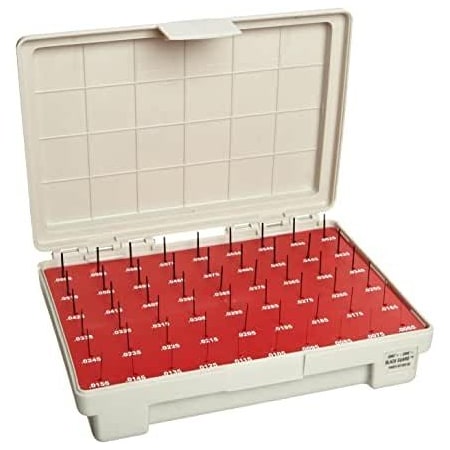 Pin Gauge Set, Tool Steel, 55 pcs. MPN:901400100