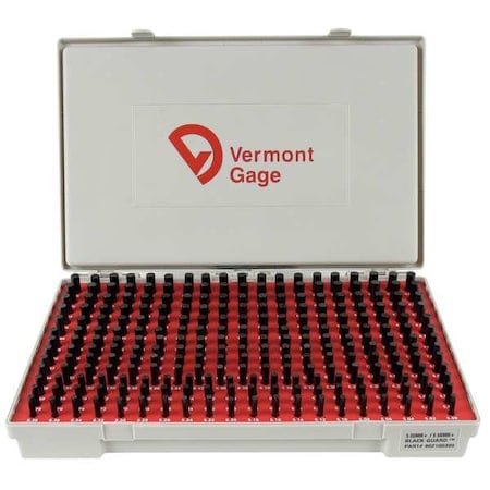 Pin Gage Set, Plus, 5.00-9.98mm, Black MPN:902100300