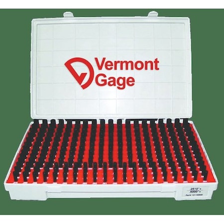 Pin Gauge Set, Tool Steel, 125 pcs. MPN:902100500