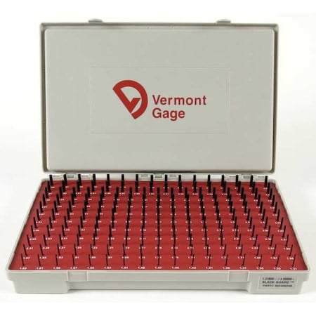Pin Gage Set, Plus, 1.31-4.99mm, Black MPN:902300200