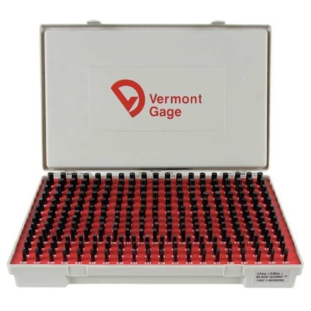 Pin Gage Set, Plus, 5.01-9.99mm, Black MPN:902300300