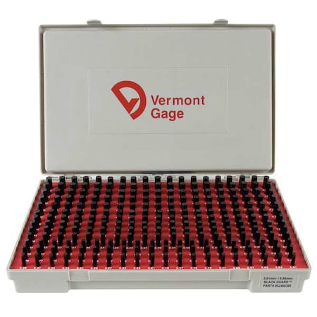Pin Gage Set, Minus, 5.01-9.99mm, Black MPN:902400300