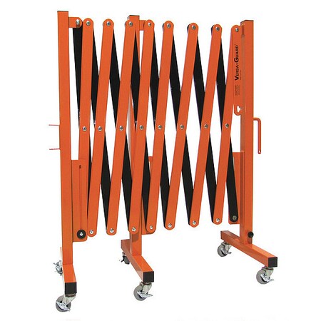 Portable Expandable Safety Barricades, Orange/Black MPN:VG-2015-C