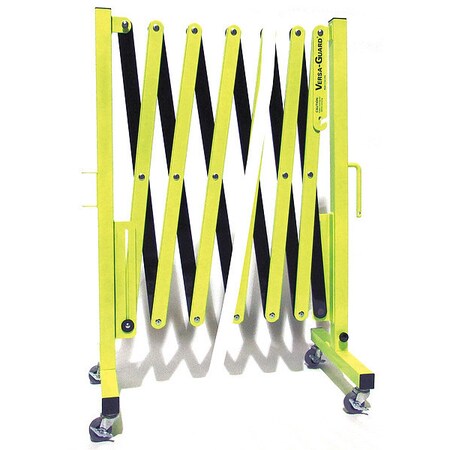 Portable Expandable Safety Barricades, Yellow/Black MPN:VG-6000-C