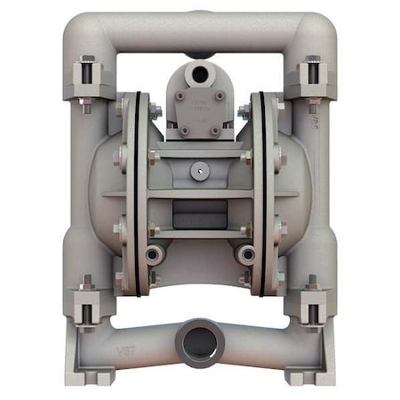 Double Diaphragm Pump, Aluminum, Air Operated, Santoprene, 49 GPM MPN:E1AA6X669C-ATEX