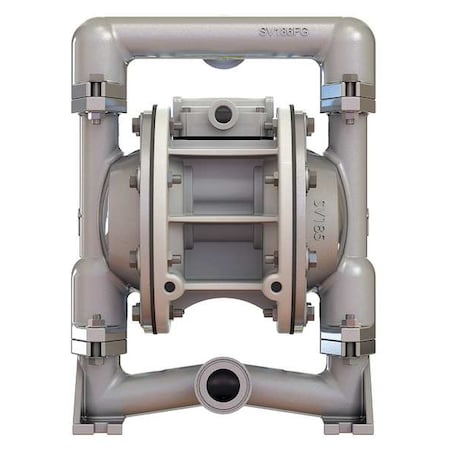 Double Diaphragm Pump, Stainless steel, Air Operated, PTFE, 46 GPM MPN:E1SP5F559C-FP