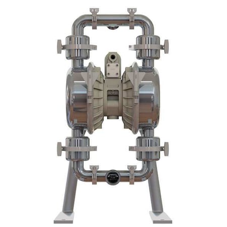 Double Diaphragm Pump, Stainless steel, Air Operated, PTFE, 147 GPM MPN:E2SJ5F5S0C-3A