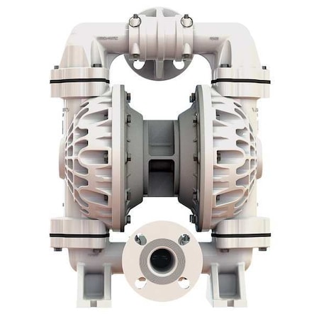Double Diaphragm Pump, Polypropylene, Air Operated, Nitrile, 72 GPM MPN:E4PA2R229