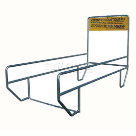 VersaCart® Double Outdoor Shopping Cart Corral without Divider 12'L x 60