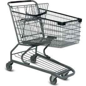 VersaCart S Standard Wire Shopping Cart 11.13 Cu. Ft. Capacity Metallic Gray 120-160 MTG