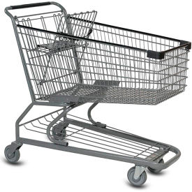 VersaCart S Standard Wire Shopping Cart 12.18 Cu. Ft. Capacity Metallic Gray 120-180 MTG