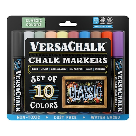 Chalk Marker, Assorted, Capped MPN:VC106-B
