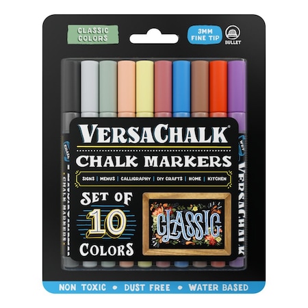 Chalk Marker, Assorted, Capped MPN:VC106-F