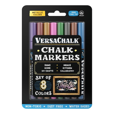 Chalk Marker, Assorted, Capped MPN:VC129-F