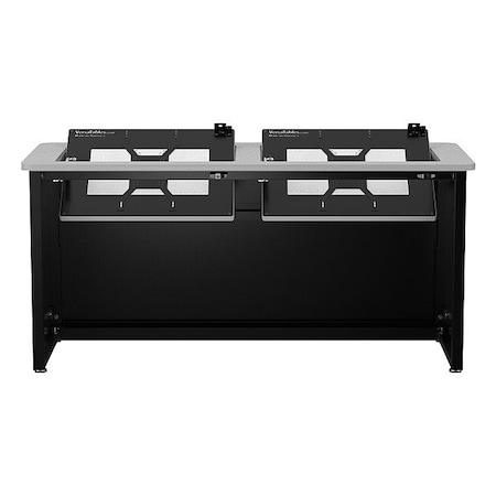 Computer Desk, 24 in D X 29 in H, 60 in W X MPN:RSD6024-BG