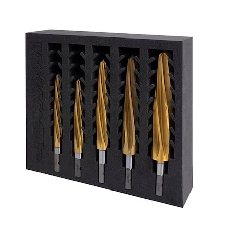 HMT Impact Reamer Set, 1/2, 5/8, 3/4, 7/8, 1 1/16 in. MPN:501040-5SET