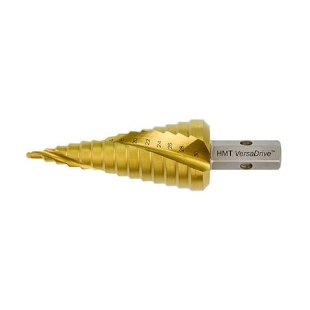 HMT Step Drill 3/16-1/2 in. 1/16 in. Increments MPN:505030-0010