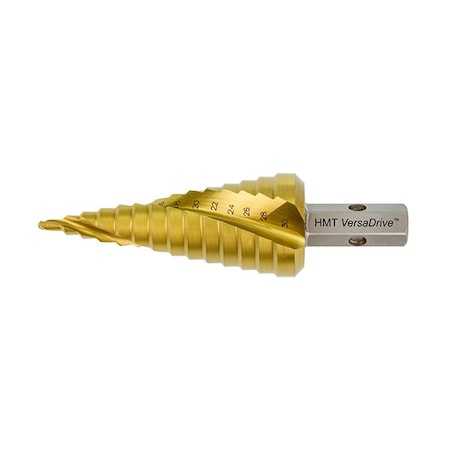 HMT Step Drill 1/4-1 3/8 in. 1/8 in. Increments MPN:505030-0030