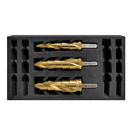TurboTip Impacta Step Cutter InsertFoam Set 9/16, 13/16, 1-1/16mm MPN:506050-SET1