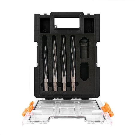 MAX Heavy Duty Impact Reamer 5 Piece Set, 11/16, 13/16, 15/16, 1-1/16'' + 3/4'' Adapter MPN:501051-SET2