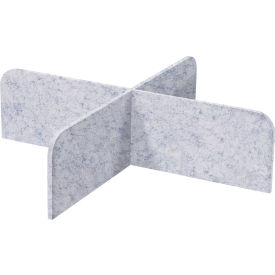 Versare SoundSorb™ X-Fit Acoustical Desktop Privacy Panel 1' x 4' Marble Gray 7826201