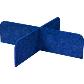 Versare SoundSorb™ X-Fit Acoustical Desktop Privacy Panel 1' x 4' Blue 7826202