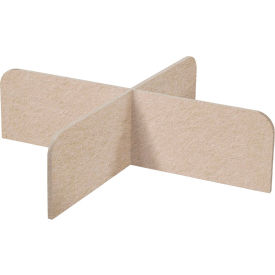 Versare SoundSorb™ X-Fit Acoustical Desktop Privacy Panel 1' x 4' Beige 7826203
