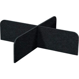 Versare SoundSorb™ X-Fit Acoustical Desktop Privacy Panel 1' x 4' Black 7826204
