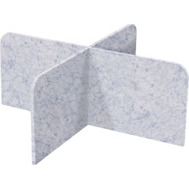 Versare SoundSorb™ X-Fit Acoustical Desktop Privacy Panel 2' x 4' Marble Gray 7826221