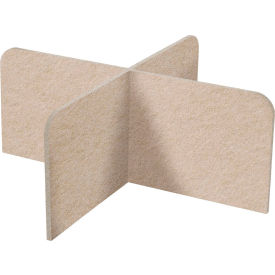 Versare SoundSorb™ X-Fit Acoustical Desktop Privacy Panel 2' x 4' Beige 7826223