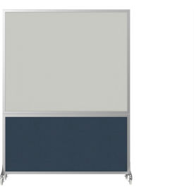Versare DivideWrite™ Mobile Room Divider Whiteboard 6'H x 6'W Ocean 1090115