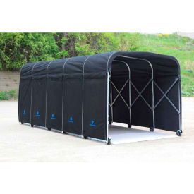 Versare Portable Equipment Shelter with EBF 3 Light Gray Flooring 16'4