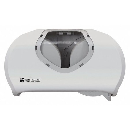 Toilet Tissue Dispensr, Summit, White/Clr MPN:R3670WHCL