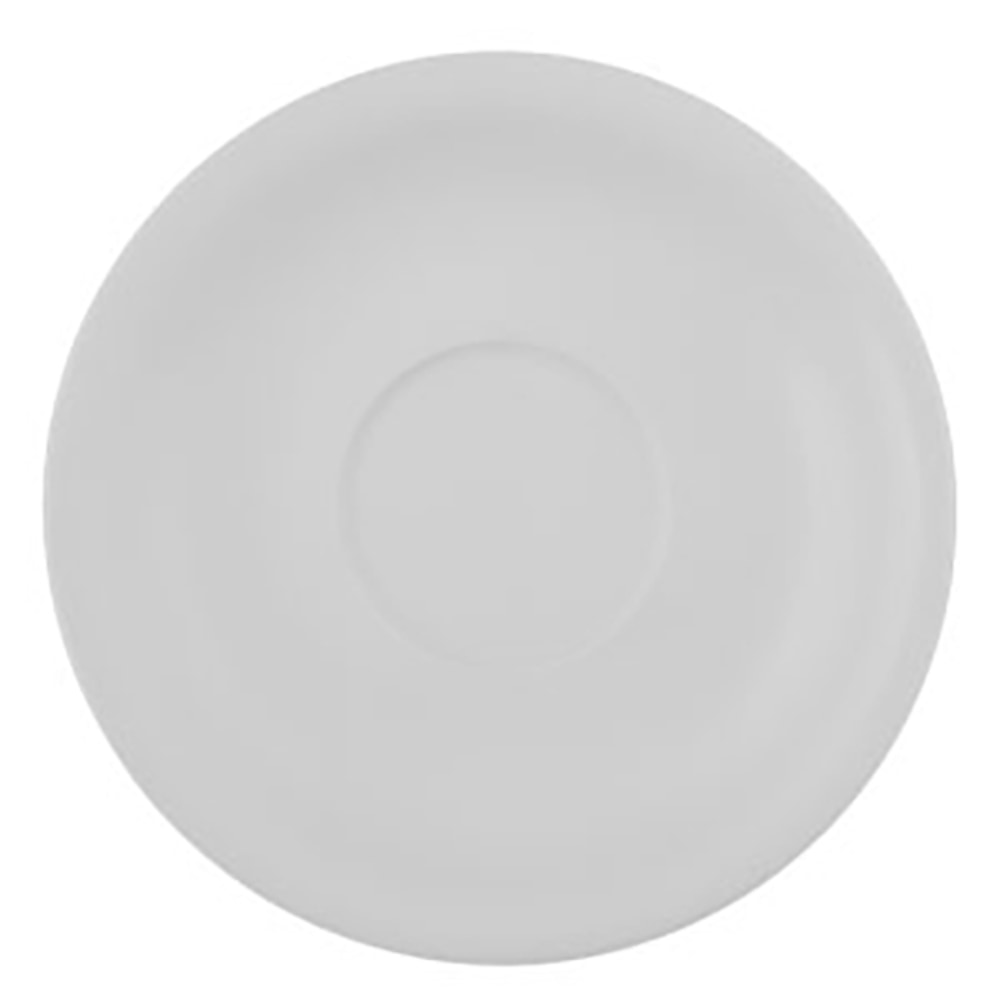 Hoffman Vertex China Ceramic Argyle Collection Saucers, 6in, Bright White, Case Of 36 Saucers MPN:ARG-2/6