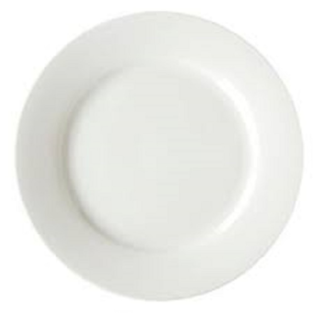 Hoffman Vertex Round China Plates, Argyle, 6-1/2in, White, Pack Of 36 Plates MPN:ARG-6