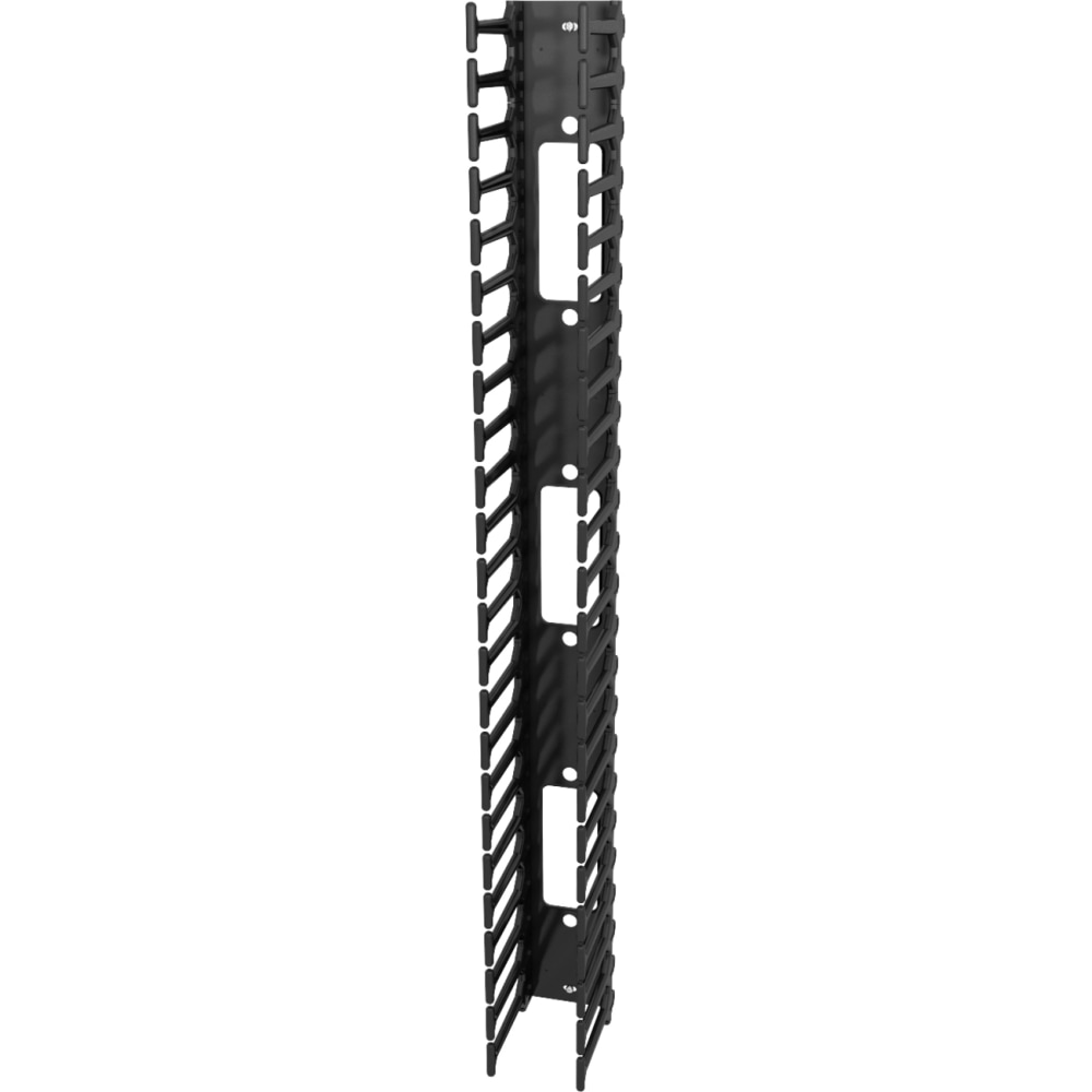 Vertiv Vertical Cable Manager for 800mm Wide 48U - Black - 2 Pack - 48U Rack Height - 19in Panel Width - Metal MPN:VRA1017