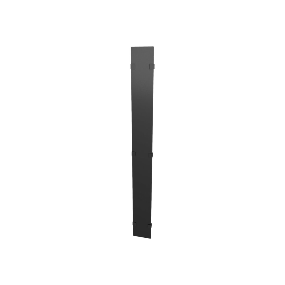 Vertiv Hinged Covers 800mm Wide 48U Vertical Cable Manager - Metal - Black - 48U Rack Height - 2 Pack - 31.5in Width MPN:VRA1020