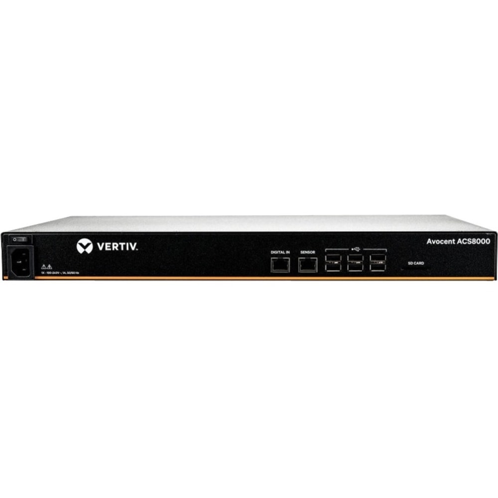 Avocent 8-Port ACS8000 Console System With Single AC Power Supply MPN:ACS8008SAC-400