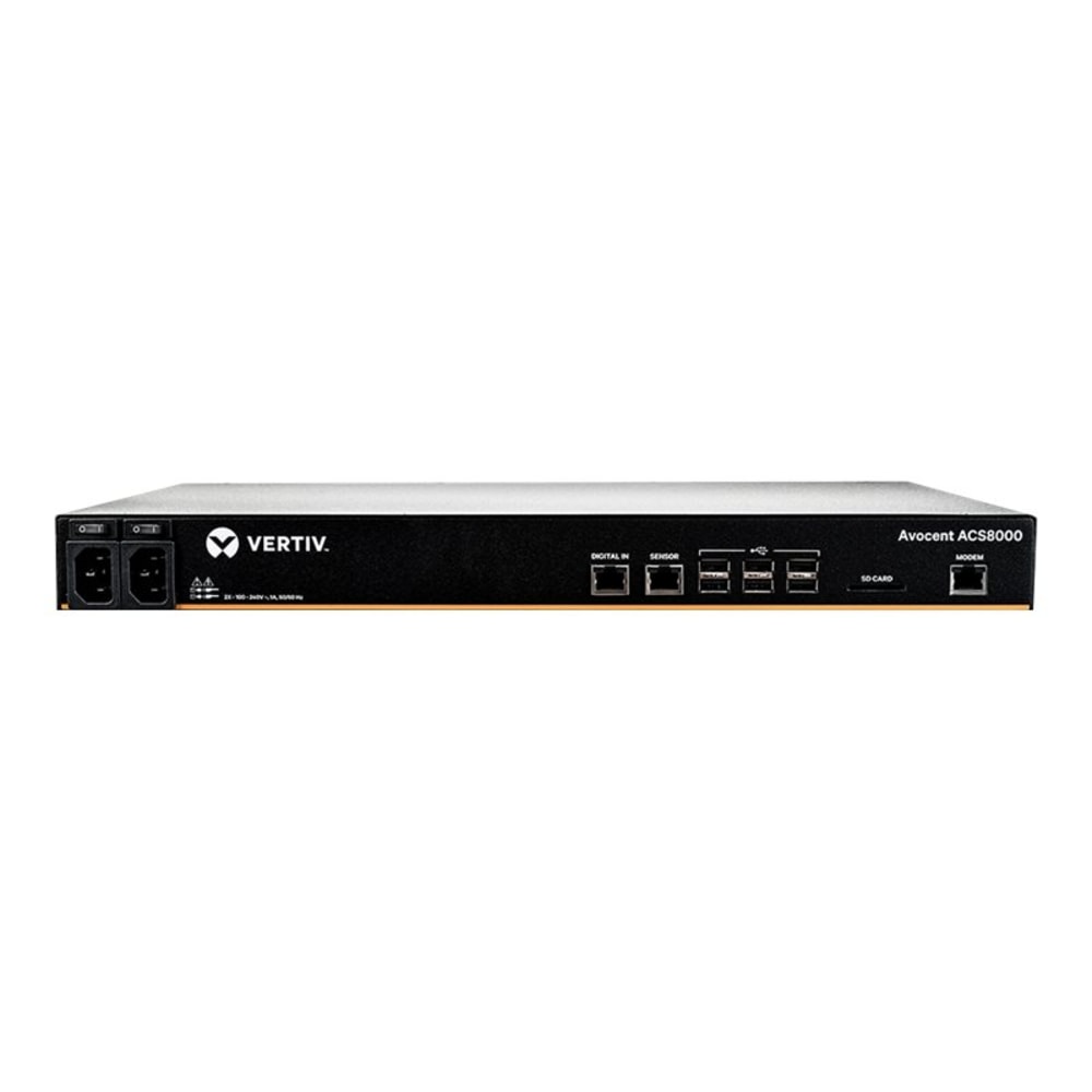 Avocent 32 - port ACS8000 Console System with dual AC Power Supply and analog modem - ACS8032MDAC-400 MPN:ACS8032MDAC-400