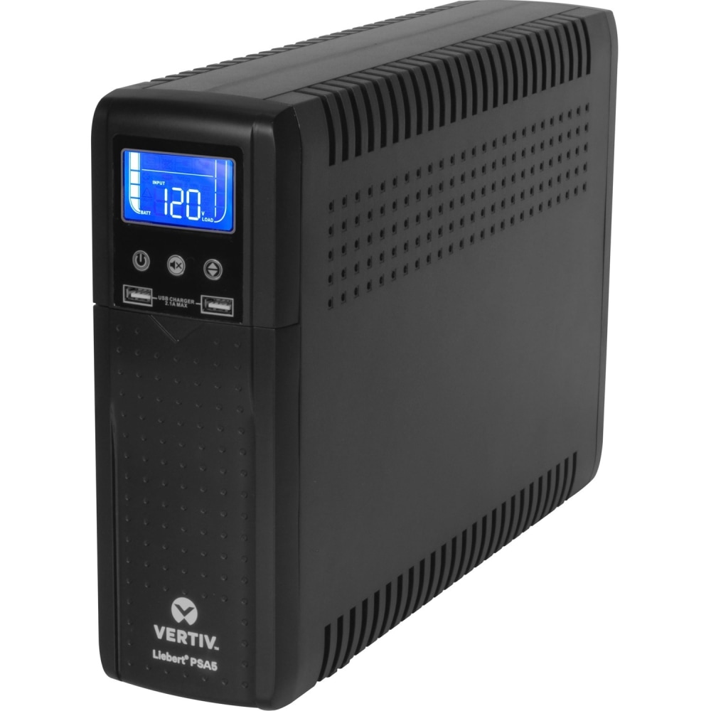 Vertiv Liebert PSA5 UPS, 1000VA/600W 120V, 10 Total Outlets, 2 USB Charging Port MPN:PSA5-1000MT120