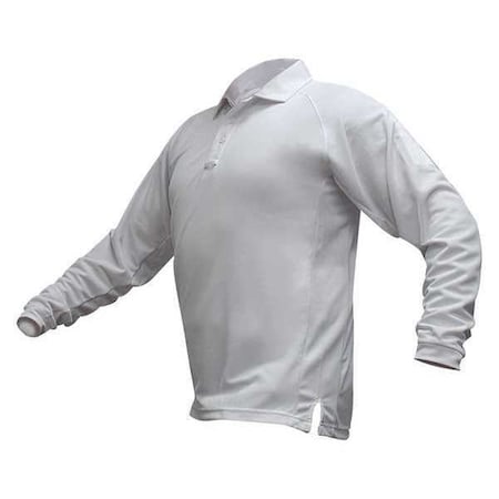 Tactical Polo Shirt, Polyester, Button Front, 2 Pocket(s), White, 4Xl MPN:VTX4020WHP