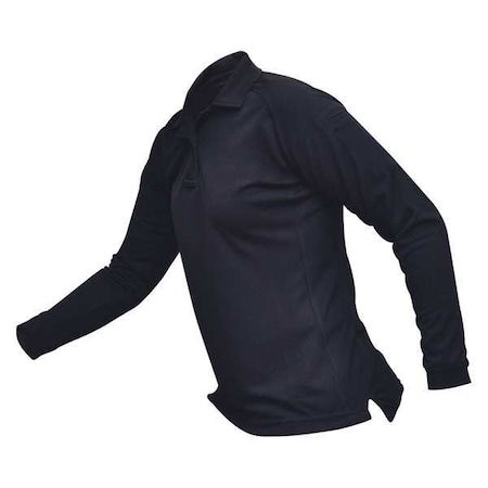 Tactical Polo Shirt, Polyester, Button Front, 2 Pocket(s), Navy, S MPN:VTX4030NVP