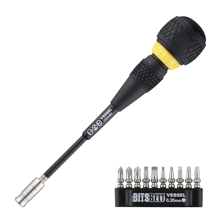 Ratchet Screwdriver, 10PCS Bit Set MPN:2200MBH120K01