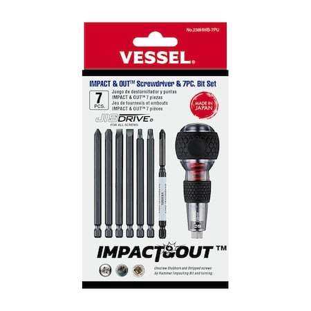 Screwdriver, 7pc, Bit Set MPN:238HWB7PU