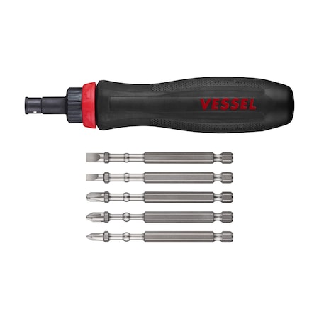 Ratchet Screwdriver, 5pc Bit Set MPN:900RT5PU